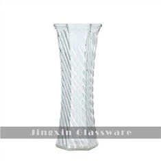 Fâs Gwydr boglynnog tryloyw